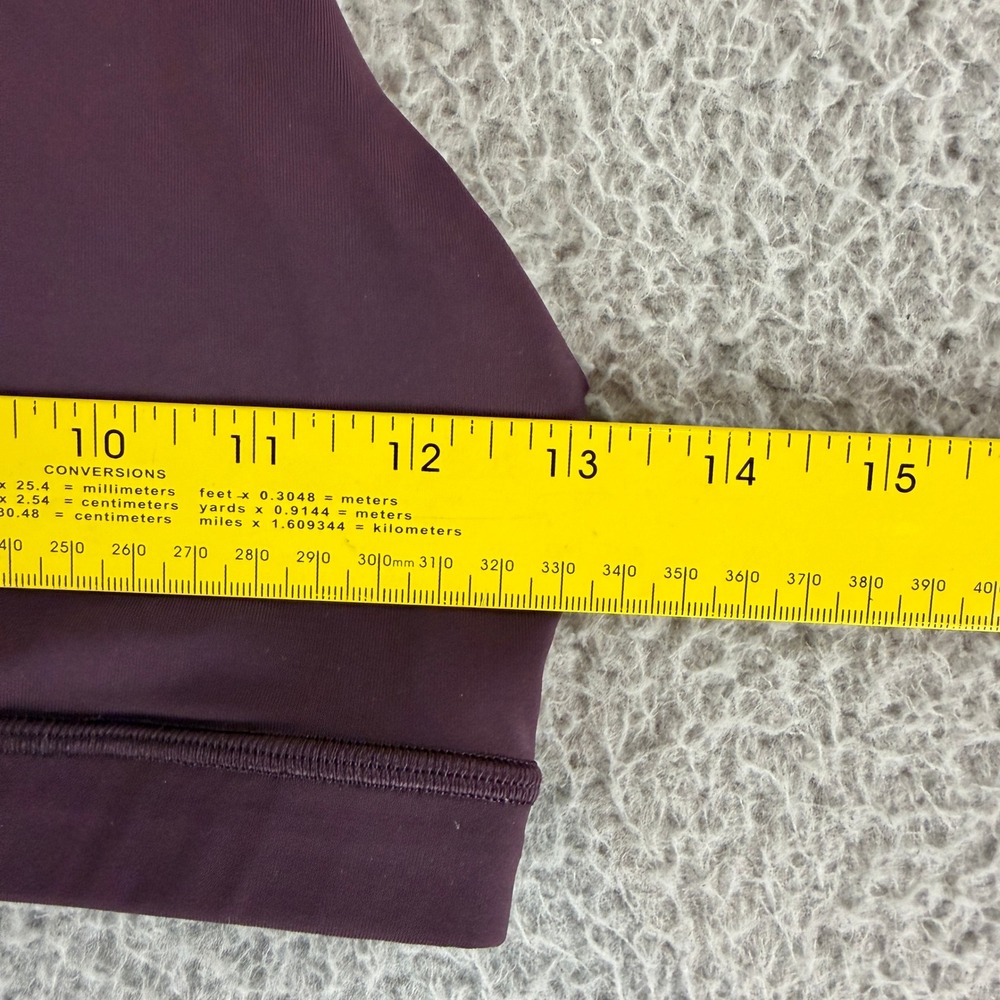 Lululemon Free To Be Serene Sports Bra Womens 6 Plum Purple High Neck Strappy - Picture 2 of 6